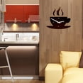 thumbnail image 2 of Coffee Shape Removable Diy Acrylic 3D Wall Sticker Decorative Clock Manual Kitchen Timers 10 Minute Sand Timer 12v Timer Classroom Timer Large Timer for Classroom Mechanical Timer Digital Kitchen, 2 of 3