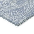 thumbnail image 4 of Addison Rugs Chantille Indoor/Outdoor Transitional Paisley Denim Washable Rectangle Rug, 5' x 7'6", 4 of 6