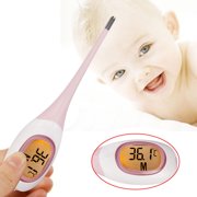 Basal Body Thermometer, Ovulation Tracker, 8 Seconds Digital Basal Body Thermometer for Ovulation, High Precision Oral Thermometer, Accurate Rectal Thermometer, Large Screen and Backlit
