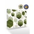 thumbnail image 2 of Sage Green Marble Wall Art for Living Room,Canvas Picture Wall Decor for Bathroom Bedroom,Gold White Geometric Hexagon Modern Painting Artwork for Office Kitchen Hallway Dining Room Decor 16"x20", 2 of 8