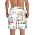 thumbnail image 3 of Bixox Men's Gnome Camping Fishing printing Casual Classic Fit Short Summer Beach Shorts, 3 of 6