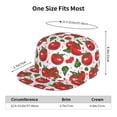 thumbnail image 6 of Uemuo Hand Drawn Tomatoes Pattern Women's Baseball Cap,Straight Brim Hat,Golf Dad Hat,Travel Hat,Sun Protection Cap,Everyday Accessory, 6 of 9