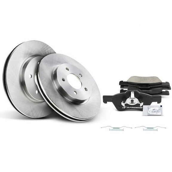 Front Brake Pad and Rotor Kit 6 - Compatible with 2005 - 2010 Mercury Mariner - Autopart Premium