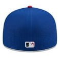 thumbnail image 4 of Men's New Era Blue/Red  Atlanta Braves 2025 MLB All-Star Game Workout Side Patch 59FIFTY Fitted Hat, 4 of 5