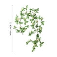 thumbnail image 3 of Usloyux Under $5 Wildflower Garland Spring Flowers Garland, 72.83 Inch Red Artificial Daisy Flowers and Leaves, Faux Floral Garland for Mantle Wedding Arch Front Door Porch Staircase Decor, 3 of 6