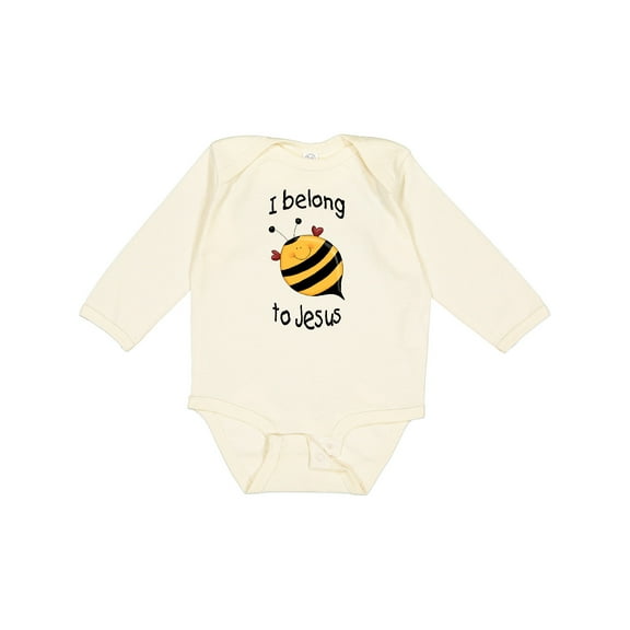 Inktastic I Belong to Jesus Boys or Girls Long Sleeve Baby Bodysuit
