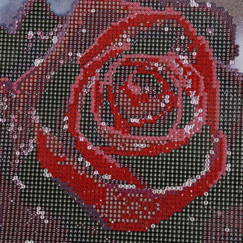 thumbnail image 3 of DIY Embroidery Diamond Painting Rhinestones Pictures Poster Rose, 3 of 8