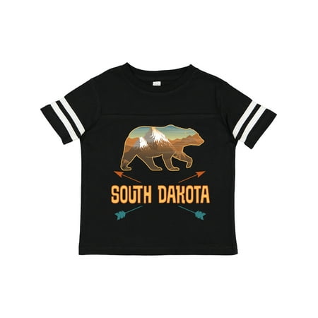 

Inktastic South Dakota Vacation Bear Silhouette Gift Toddler Boy or Toddler Girl T-Shirt