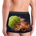 thumbnail image 4 of KLL Tennis Ball In Fire1 Men's Cotton Boxer Briefs Underwear-XX-Large, 4 of 7