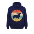 thumbnail image 5 of Sudadera con capucha Pembroke Welsh Corgi, sudadera con capucha retro vintage para perro Corgi, sudaderas ajustadas para hombre, sudaderas, diseño de ropa deportiva, 5 of 5