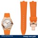 thumbnail image 3 of Correa de reloj para VC 4300V 4500V 5500V 7900V VC47450 Correa de reloj de caucho fluorado de alta calidad para hombre 24*7 mm Negro Azul Naranja, 3 of 5