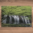 thumbnail image 6 of Ambesonne Scenery Jigsaw Puzzle Durable Cardboard, Rock Tree in Waterfall, 1000 pcs, Black White and Green, 6 of 6