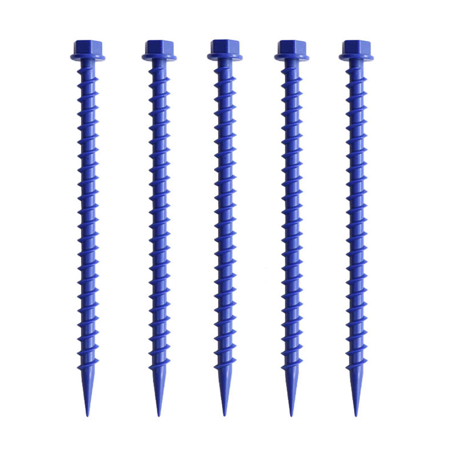 10Pcs Plastic Tent Pegs, Plastic Tent Nails for Fixing Camping Tent Rain Tarps Garden Awnings Pegs for Outdoor