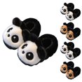 thumbnail image 5 of ZACPNCV Kids Slippers Boys Girls House Shoes Non Slip Warm Indoor Slipper Shoes Plush Coffee, 5 of 5