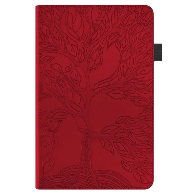 3D Tree Emboss for Samsung Galaxy Tab A7 10.4 2020 Case A8 A7 Lite Cover Funda Tablet For Samsung Galaxy Tab A9 A9 Plus S9 Case Red-Tree Tab S7 11 inch