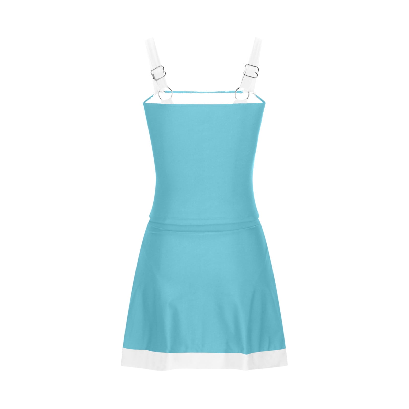 UPPADA Womens Tankini Swimsuits 2-Piece Bathing Suits Swim Dress with Shorts Flowy Hem Swimwear Modest Swimsuit V Neck High Waisted Skirts Womens Swimsuits 2 Piece Clearance,Blue,L
