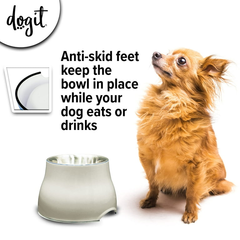 Dogit Elevated Dog Dish-White, Small Dogit Elevated Dog Dish-White, Small