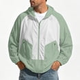 thumbnail image 2 of SHTXOZHI Mens Hiking Jackets Hooded Sun Protective Long Sleeve Coats Casual Outdoor Summer Tops with Zipped Pockets, 2 of 7