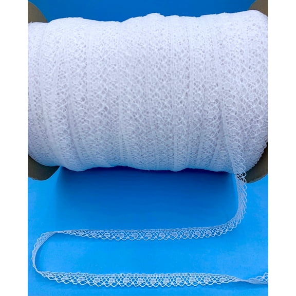 White 7/16" Fine Baby Lace