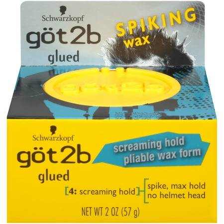 Got2b Glued Spiking Hair Wax, 2 Ounce (Best Natural Hair Wax)