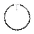 thumbnail image 1 of Collar Perlas de Cristal Austriacas Zvezda Plata 0.925 Mujer negro Unitalla, 1 of 4