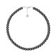 thumbnail image 1 of Collar Perlas de Cristal Austriacas Zvezda Plata 0.925 Mujer negro Unitalla, 1 of 4