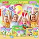 thumbnail image 4 of Libros para colorear ZMLM 24 para niños con 24 crayones apilables de Pascua, 4 of 9