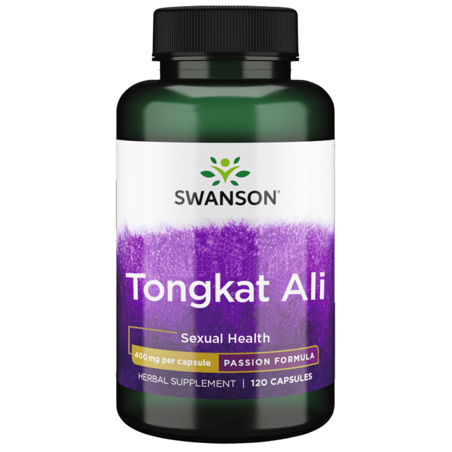 Swanson Tongkat Ali (Eurycoma Longifolia Jack) - Supports Endurance and Stamina for Men and Women - Herbal Supplement Promoting Hormonal Health - (120 Capsules, 400mg Each)