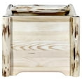 thumbnail image 4 of Montana Woodworks MWMAGLZMOOSE Montana Collection Magazine Rack with Laser Engraved Moose Design, 4 of 5