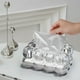 thumbnail image 1 of Fiudx Ofertas flash Artículos en oferta Diseño de caja de pañuelos para decoración del hogar, florero, tocador de baño, estante de decoración del hogar abstracto de cerámica para dormitorio, cocina,, 1 of 6