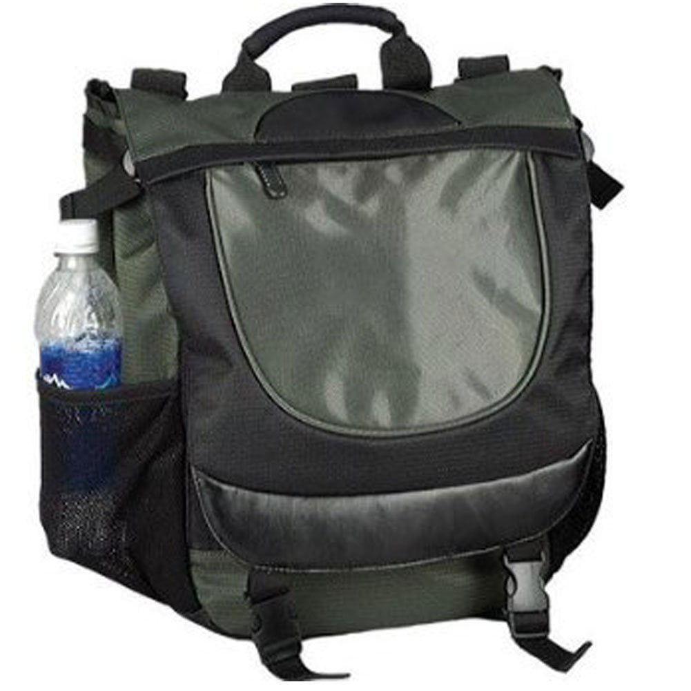 GoodHope Bags - Goodhope Vertical Brief / Backpack Backpacks Black 3255
