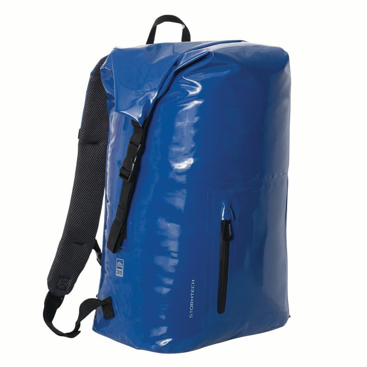 Waterproof Roll Top Backpack In Choice Of Colors 1pkblue Black 