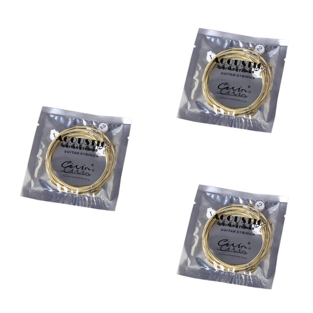 Greeniant 6 unids / set piezas de repuesto de cuerdas de guitarra popular guitarra acústica Kit de cuerdas de núcleo de cobre accesorios para Type1 Greeniant CBP103943