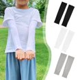 thumbnail image 2 of 1 Pair Kids Anti-UV Summer Cooling Arm Sleeves Girls Sun Protection Quick D, 2 of 9