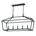 thumbnail image 4 of Savoy House 1-324-5-44 Townsend 5 Light Linear Chandelier in a Classic Bronze Finish (44" W x 23.5" H), 4 of 5