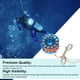 thumbnail image 5 of Carrete de dedo Naiovety 15 m Azul carretes de buceo seguridad salchicha salvavidas, 5 of 6