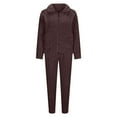 thumbnail image 2 of Chbgutlmr Pyjama pour Femmes Ensemble Hiver Épais en Molleton Chaud Veste à Fermeture Éclair Ample Confortable Pantalon de Pyjama Tenue d'Intérieur Ensemble 2 Pcs, 2 of 6