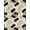 Beige Black, Pattern 16, variant on ODIKA 8'x10' Washable Area Rug And White Interlocking Lines With Modern Motif Abstract Black Refined Structured for Dining Room, Large Office, Lounge, Non-Slip Chair-Friendly Mat