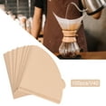 thumbnail image 3 of Cone Coffee Filters, 100PCS Coffee Filter Paper Cone Shaped Disposable Coffee Strainer Paper Natural Filter Paper Accessory For Pour Over Coffee Dripper And Coffee Maker, 3 of 8