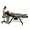 Black(70.8 L × 24.4 W × 24.4 Hin), variant on Adjustable 3-Section Tattoo Massage Bed, 881LBS Heavy Steel Frame Beauty Facial Chair with Rolling Stool for Salon Spa Use