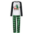 thumbnail image 2 of Nituyy Family Matching Christmas Pajamas Sets Long Sleeve Sleepwear Xmas Plaid Pjs Set for Couples Women Men, 2 of 5
