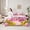 Pink, variant on Homewish Pink Castle Twin Bedding Sets 7-Piece for Teens Adults Female,Dreamy Princess Bedding Comforter Set Microfiber,Spring Garden Flowers Breathable Sheet Sets,Super Cozy Room Decor,Reversible