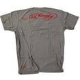 thumbnail image 2 of Ed Hardy by Christian Audigier Men's Plus Size Graphic Print Tee T-Shirt (XX-Large, Gray (Los Angeles Bull Dog)), 2 of 2