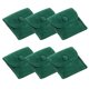 thumbnail image 1 of Bolsas de joyería de terciopelo de 3x3 pulgadas Uxcell, bolsas de regalo con botón a presión para almacenamiento de joyería, verdes 6 piezas, 1 of 6