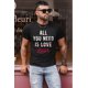 thumbnail image 4 of ABPHQTO Camiseta de manga corta con cuello redondo y estampado de letras negras para hombre, 4 of 5
