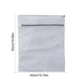 thumbnail image 3 of Laundry Bag,Mesh Laundry Bags with Zipper,Cellular Network Mesh Laundry Bags for Delicates with Non Rust Zipper White Laundry Bags Mesh Wash Bags Easy Suit Bra Sock Lingerie Laundry for Washing, 3 of 7