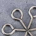 thumbnail image 2 of HEMOTON 50 PCS Silver Screw Eye Pin Peg Jewelry Making Findings for Crafting 4#, 2 of 8