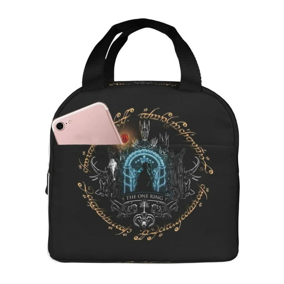 Lord Of Ring Lunch Box Insulated Lunch Bag For Women Men Reusable Cooler Lunch Tote Bag