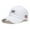 White, variant on Delayuji Golf Hats Men Unisex Men Women Sun Usa Flat Embroidery Hat Adjustable Baseball Cap Hip Hop Hat Snapback Hats for Men Gray One Size