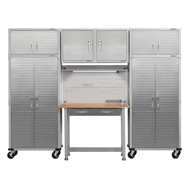 Seville Classics UltraHD 7-Piece Steel Garage Cabinet